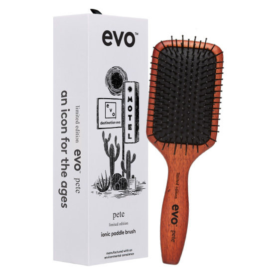 evo pete ionic paddle brush